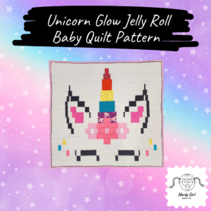 DIGITAL - Unicorn Glow Jelly Roll Baby Quilt Pattern