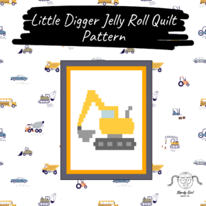 DIGITAL - Little Digger Jelly Roll Quilt Pattern